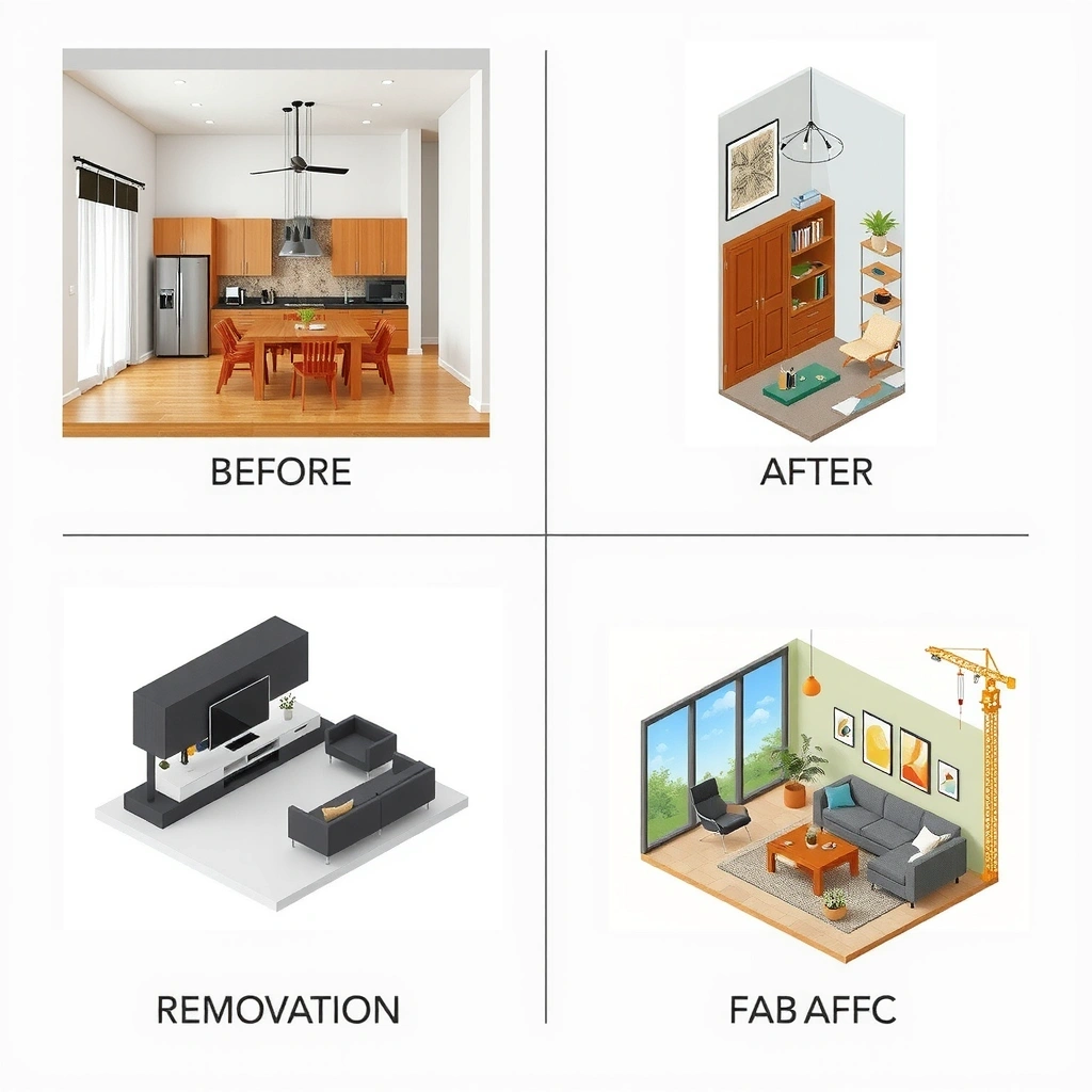 House renovation and remodeling project