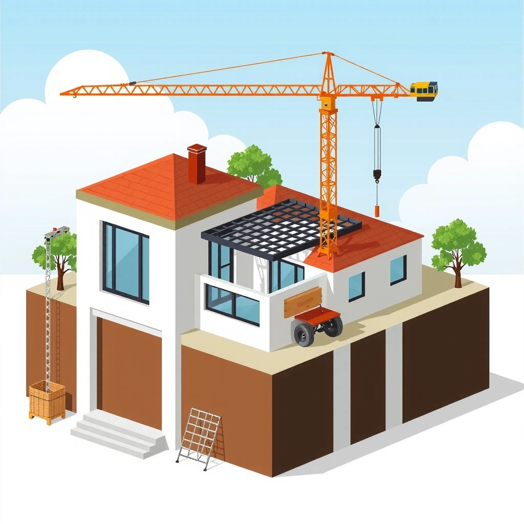 Luxury residential home construction